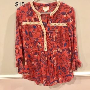 Anthropologie blouse